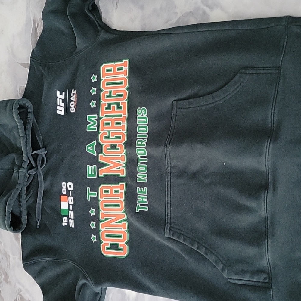 Goat Crew X UFC Conor McGregor Team McGregor Hoodie, size Medium